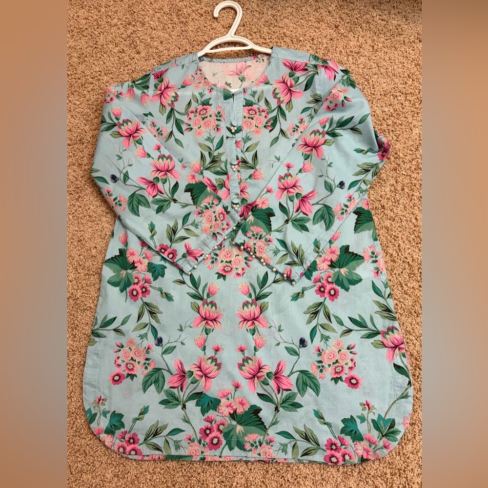 Premium Cotton printed tunic top kurta size S/M